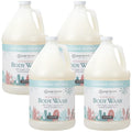 Ginger Lily Farms Botanicals Nourishing Body Wash, 100% Vegan & Cruelty-Free, Cucumber Mint Bliss Scent, 1 Gallon (Pack of 4)