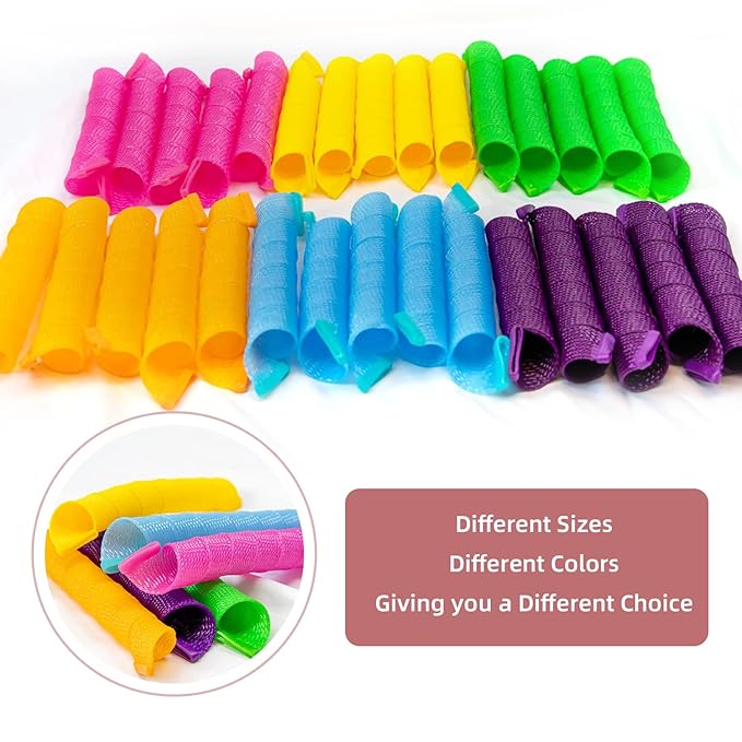 spiral hair curlers (9.8 Inch)
