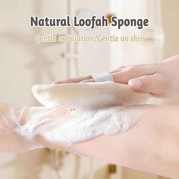 Loofah for Men,Loofah for Women,Bath Body Scrubber, 2 Pack Shower Loofah Sponge