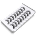 DYSILK Mink Lashes Fluffy Eyelashes - Strip Lashes False Lashes 8 Pairs 6D Lashes Faux Mink Eyelashes Fluffy Natural Look False Eyelashes Long Lashes Pack Mink Lashes Soft Reusable Eye Lashes