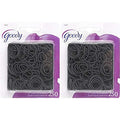 Goody Classics Girls Rubberband, Black, 250 Count (Pack of 2)