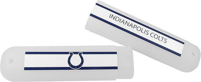 Siskiyou Sports NFL Indianapolis Colts Unisex Travel Set Toothbrush and Travel Case, White, One Size