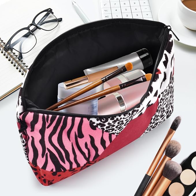 Small Makeup Bag, Mini Makeup Pouch, Cute Cosmetic Bag for Women, Toiletry Bags, Make Up Brush Skincare Organizer, Pouches for Travel Accessories