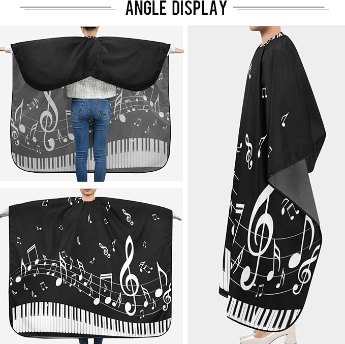 visesunny Professional Barber Cape Polyester Hair Cutting Salon Cape Apron Anti-Static Beard Bib