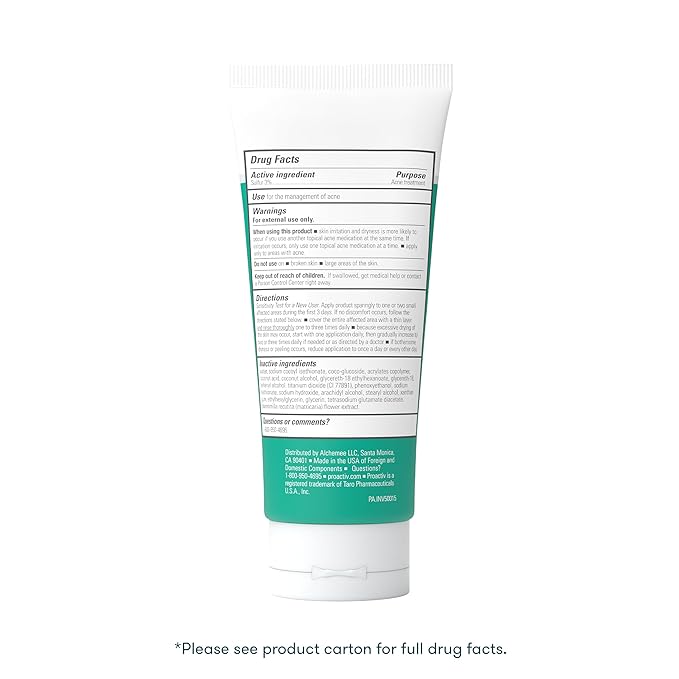 Proactiv Clean Mineral Acne Cleanser- Sulfur Acne Treatment Face Wash for Sensitive Skin- Gentle Daily Acne Cream Facial Cleanser with Soothing Chamomile- 6oz