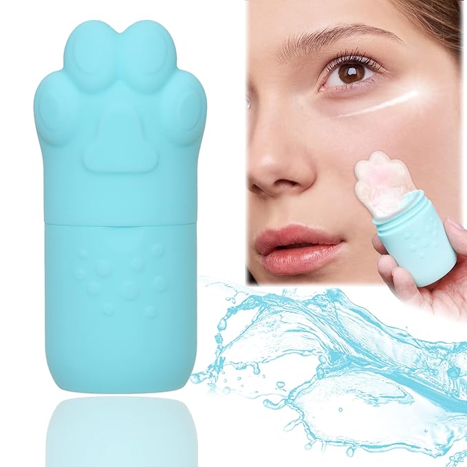 Kare & Kind 1x Ice Rollers - Paw-Shaped Silicone Mold - Use for Face and Body - Ice Mold for Skin Care, Reducing Puffiness Redness and Relaxation