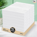 4-Ply Car Tissue Refills (1920 Layers) - 16 Pack Travel Size Tissues, Soft & Strong Disposable Facial Tissues for Car, Office, Home - 480 Sheets