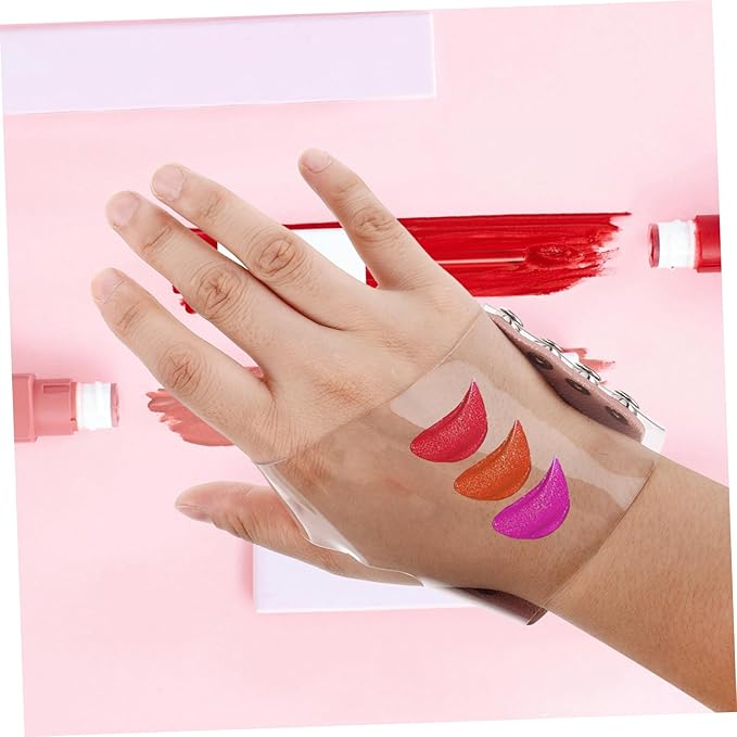 Makeup Mixing Palette Portable Transparent Cosmetic Plate for Professionals Handheld Pu Mixing Tray for Foundation and Color Blending for Makeup Artists and Enthusiasts