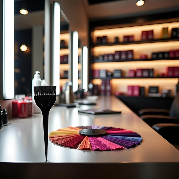 Black Fashion Salon Hairdressing Color Mixing Comb Dye Hair Brush Set Tint Tools,Coloring and Highlighting Tools,Hair Coloring Products