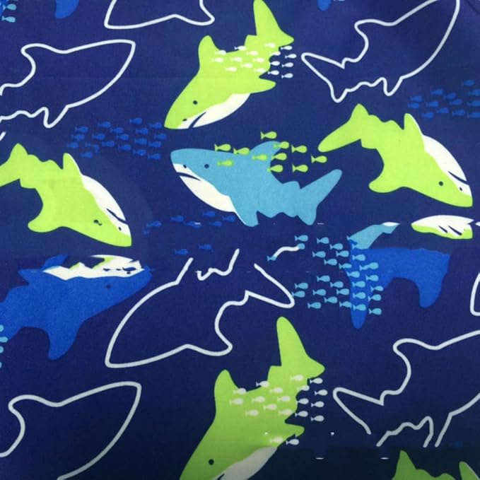 AKOAK Children Cartoon Dolphin Patterned Hair Cut Cap Waterproof Hairdresser Dressing Salon Gown Apron Cloak Cloth for Salon