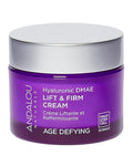 Andalou Naturals Hyaluronic DMAE Lift & Firm Skin Cream | Anti Aging Face Moisturizer with Hyaluronic Acid | Helps Reduce Fine Lines & Wrinkles | 1.7 oz