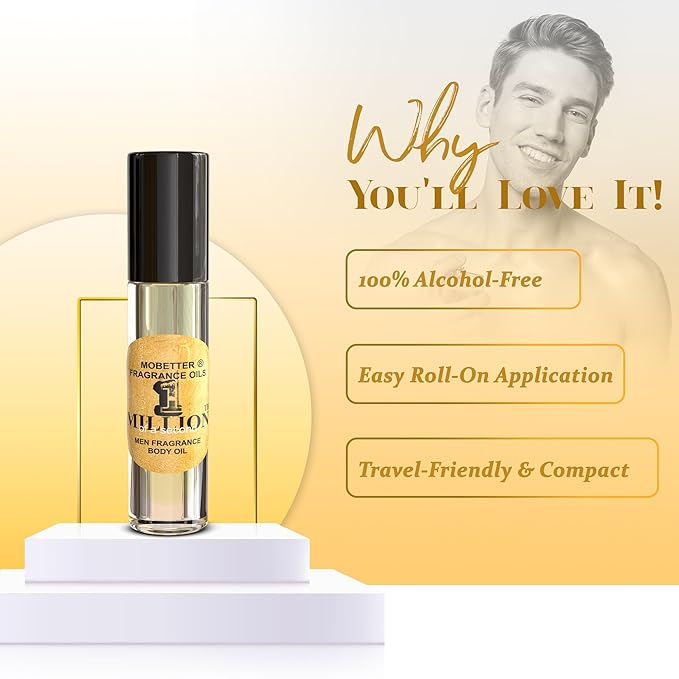 MOBETTER FRAGRANCE OILS 1 Millionth of a Second Men Body Oil