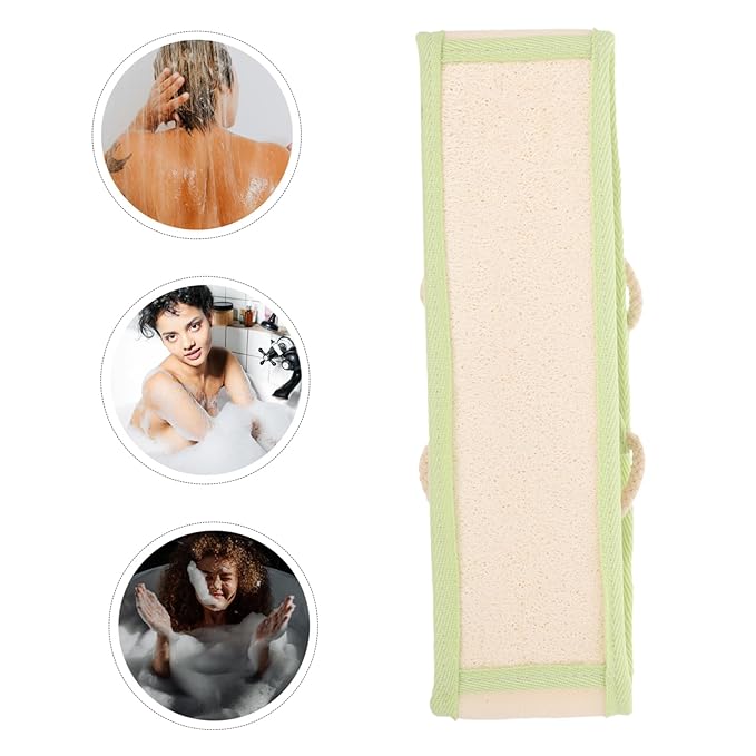Baluue Exfoliating Loofah Back Scrubber for Strap Design for Deep Cleaning for Men and Women Refreshing Bath