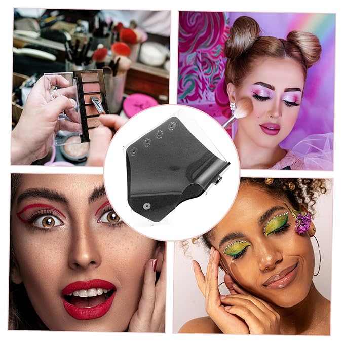 Makeup Mixing Palette Hand Tray for Foundation Concealer and Lipstick Pu Cosmetic Plate for Professionals and Home Use Easy to Clean and Portable