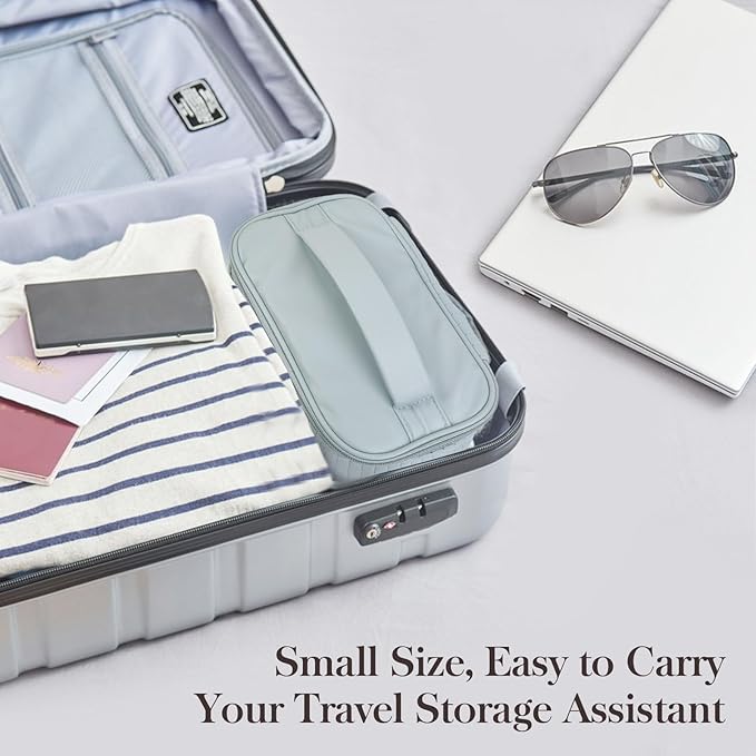 Makeup Bag Travel Cosmetic Bag, Large Capacity Makeup Organizer Bag and Storage, Portable PU Leather Pouch Toiletry Bag Make up Organizer, Cosmetic Bags for Women