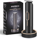 PRITECH Hair Trimmer for Women - Rechargeable Bikini Trimmer for Women Pubic Hair, Wet&Dry Use, Pain-Free Electric Razor&Shaver with Standing Recharge Dock, Ideal Gift, Black