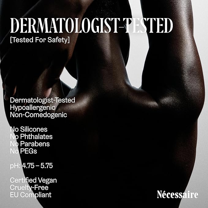 Nécessaire The Body Lotion – Santal - Multi-Peptide - Firming Body Lotion for Women + Men. 2.5% Niacinamide. Non-Comedogenic Moisturizer for Sensitive Skin. Dermatologist-Tested – 200ml/6.8 fl oz