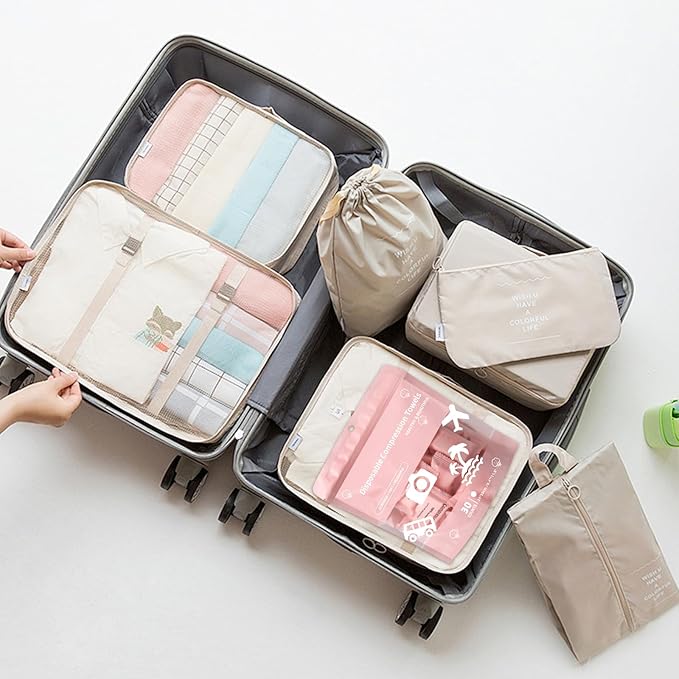 Compressed Towel 30 Pcs Disposable Compressed Face Towel Portable Cotton Coin Tissue Camping Towel for Travel/Home/Outdoor Activities