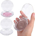 3 Pcs Empty Eyelash Case Holder Container Storage Organizer for False Lashes - Crystal Plastic Travel Individual Lashes Holder - Paper