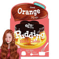 eZn Pudding Hair Dye for Sensitive Scalps – (Coral Orange) | No-Drip, Ammonia-Free, Long-Lasting Semi-Permanent Hair Color with Keratin for Gentle Gray Coverage at Home