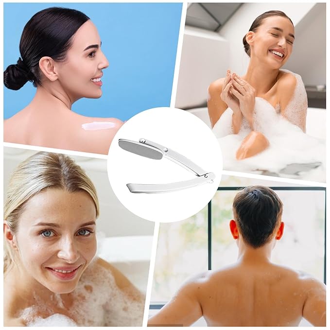 Generic Back Cream Applicator | Lotion Applicator for Back | Foldable Long Handled Oils Sun Cream Applicator | Back Lotion Applicator | Back Applicator for Cream, Gray