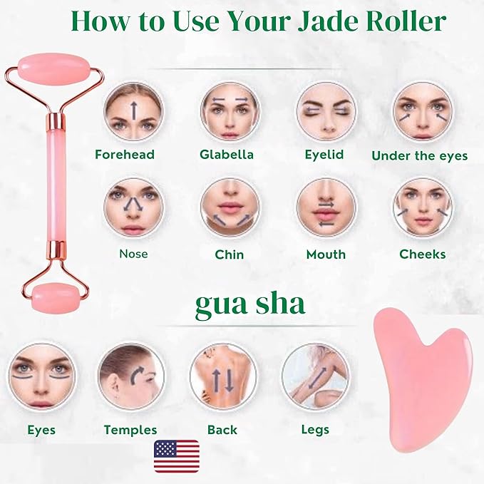 Facial Steamer,Complete Home Spa Set – Jade Roller, Gua Sha, Blackhead Remover Tools, Microfiber Hair Towel, Deep Pore Cleansing, Hydrating