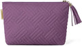 BAGSMART Small Cosmetic Bag, Elegant Roomy Makeup Bags,lipstick pouch,Zipper Pouch,Great Gifts for Women,Travel Waterproof Toiletry Bag Accessories Organizer Gifts