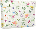 Cute Floral Makeup Pouch for Women Small Make Up Bag for Purse Zipper Initial Makeup Cosmetic Bags Pouches for Purse Aesthetic Travel Toiletry Bags, Colorful Floral
