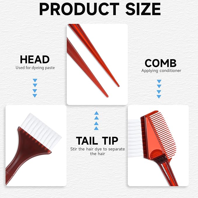 Professional Hair Color Brush Hair Dye Kit for Hair Tint Dying Coloring Applicator Hair Dye Brushes Tinting Comb for Students Women Salon Use Home DIY Dyeing