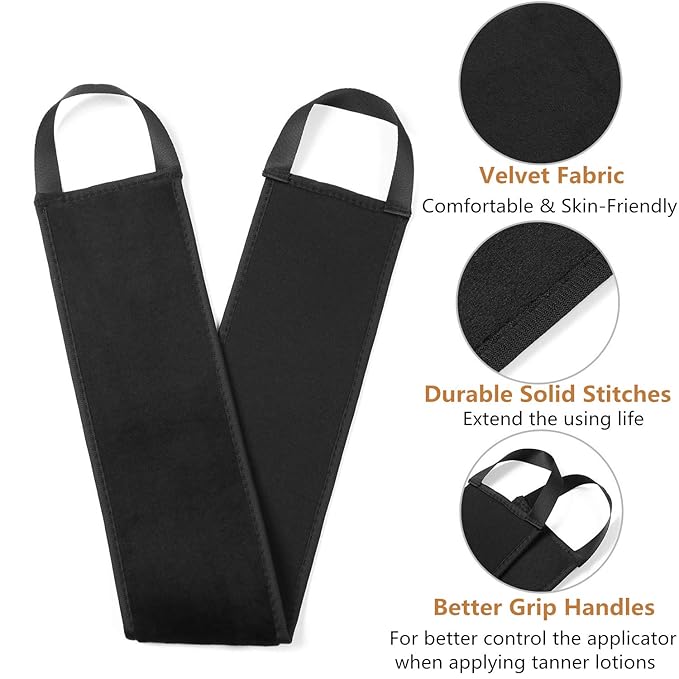 Streakless Self Tanning Mitt Applicator Kit, 5 Pack Self Tanner Mitt with Tanning Glove, Self Tanner Back Applicator, Tanning Brush, Mini Face Glove and Exfoliating Mitt