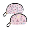 Vimanllie Travel 2PCS Cosmetic Bag Makeup Bags,Portable Toiletry Organizer,Storage Bags for Women,Cute Compact,Small Purse for Keys,Practical Storage Pouch for Girls
