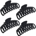 OWIIZI Large Hair Claw Clips for women, 4.3" Matte Jumbo Hair Clips Non-Slip Ponytail Barrette Strong Hold Claw Clips for girls Long Thick Hair (4packs)…