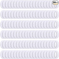 Outus 200 Pack Clear Disposable Ear Covers Plastic Waterproof Ear Protectors for Shower, Hair Dye, Bathing