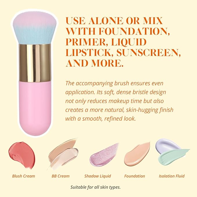 Liyalan Shimmer Body Oil Bronze Gold 1.0 fl.oz Face Glow Pearl Highlighter Illuminator Long-Lasting Shine Glitter Liquid Tanning with Makeup Brush