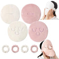 4 Pack Reusable Face Towel Mask Cold Hot Compress Facial Steamer Towel Moisturizing Beauty Skin Care Spa Towels for Facial Steamer Mask for Women Girls