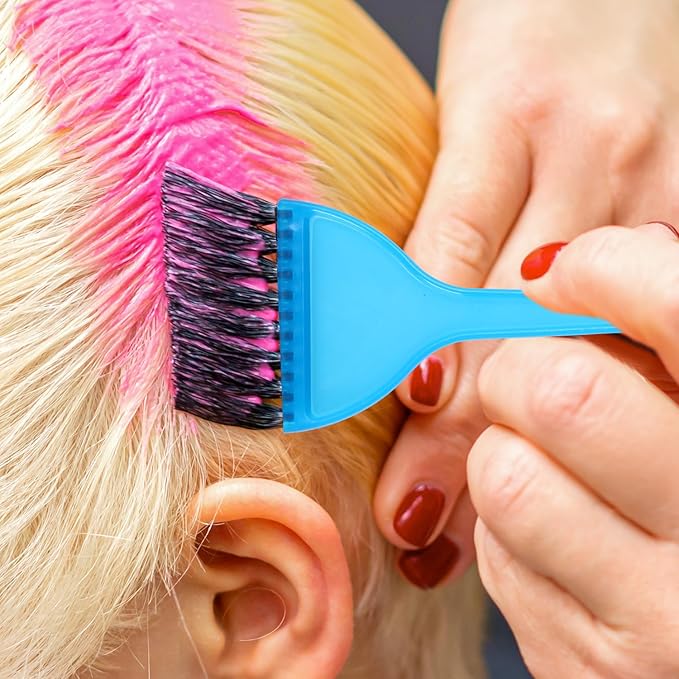 Hair Dye Brush Professional Hair Color Brush Soft Dye Brush Reusable Hair Coloring Brush Durable Hair Color Brushes for Students Women Salon Use Home DIY Dyeing(2 Pcs)