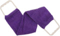 Double Sided Natural Bath Scrubber with Strong Exfoliating Pull Strap for Men and Women Deep Cleansing Massage Towel for Back Spa Shower Belt Random Solid Color Random Color