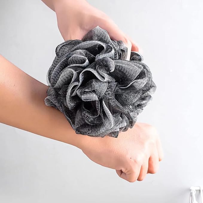 Darkblue Bath Shower Loofah Sponge, Skin Care Men Women Bathing Accessories 50g (1 Pack)