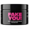 Fake You! Exfoliating Body Scrub – Revitalising Skin Exfoliator for Silky Smooth Skin – Preps for Tanning and Hydration – Body Scrub Exfoliator for Women and Men – 200ml