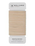 Cyndibands Elastic Hair Ties – Beige Blonde - No Damage 4mm Ponytail Holders for Women & Kids, 24-Pack Hair Elastics in Neutral Colors