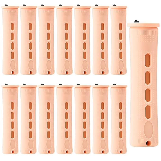 60 Pcs Perm Rods for Long Hair, Cold Wave Perm Rods Set for Women's Long & Short Plastic Curling Rollers for Hair Curling and DIY Hairdressing Styling Tool
