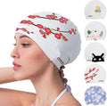 COPOZZ Women‘s Swim Cap for All Hair - Large, Comfortable Silicone Swimming Cap, Waterproof Design for Long, Short, Thick & Curly Hair | Secure & Comfortable Fit