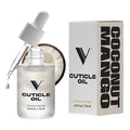 V Beauty Pure Cuticle Oil for Nails - Natural Nail and Cuticle Oil, Softens, Moisturizer, and Conditions, Products for Manicure and Pedicure, Non-Greasy, Promotes Flexibility, Coconut Mango - 15ml