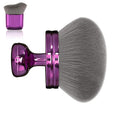 Blend & Blur Extra Large Body Makeup Brush for Self Tanner,Leg Makeup & Bronzer Self Tan Applicator, 3.2inch Wide Round Head Kabuki Brush For Application with Drawstring Bag (Purple2)
