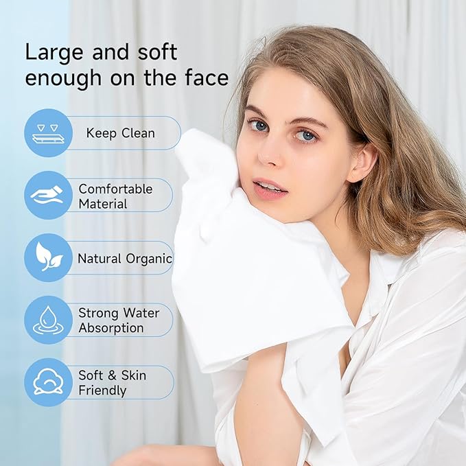 11.8in x 21.3 in Compressed Towels Thicker Style Magic Disposable Face Compressed Towel, Portable Washcloth Reusable for Travel Home, Outdoor Sports, Beauty Salon