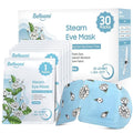 30Packs Steam Eye Mask, Heated Eye Mask Warm Compress for Eyes, Self Heating Disposable Steam Mask for Home Sleep, Spa, Travel Essentials & Relaxation Gifts, Stocking Stuffers (Jasmine)