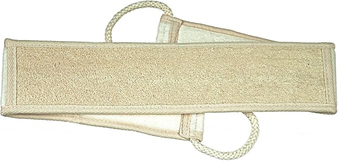 Natural Loofah Exfoliating Back Scrubber for Bath & Body. Effective Back Exfoliator Brush for Skincare. SeaSationals Brand has The Best Loofah Back Strap for Your Daily Spa Shower Routine.