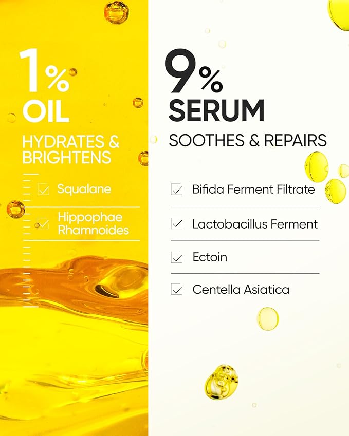 Radiance Booster Serum Spray, Hydrating Face Mist with Bifida Ferment & Squalane, Glow Serum for Radiant Skin, Soothes Skin, Vegan Skin Care, All In One Mist 3.3 fl oz
