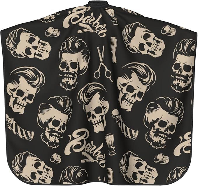 Adult Barber Cape, Professional Salon Haircut Capes, Haircut Kit Hairdressing Apron for Home Salon Barbershop