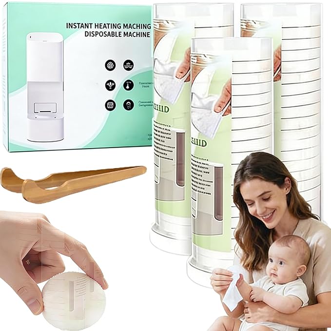 Fully Automatic Smart Hot Towel Dispenser, 60/120/180 PCS Towel Refills Options, Upgraded Smart Hot Facial Towel Warmer for Bathroom,131°F Constant Temperature,5-Second Warming (60* towels)